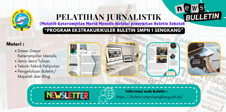 Pelatihan jurnalistik spanduk